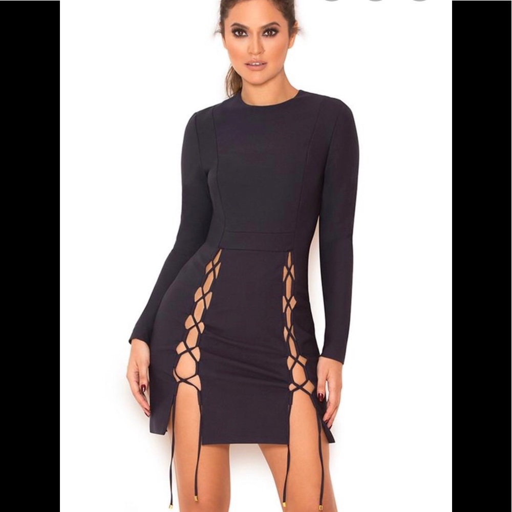 House of CB Navy Belleza Dress